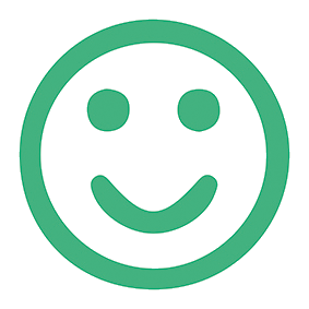 Zeer blije smiley