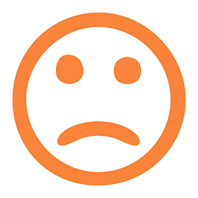 Ontevreden smiley
